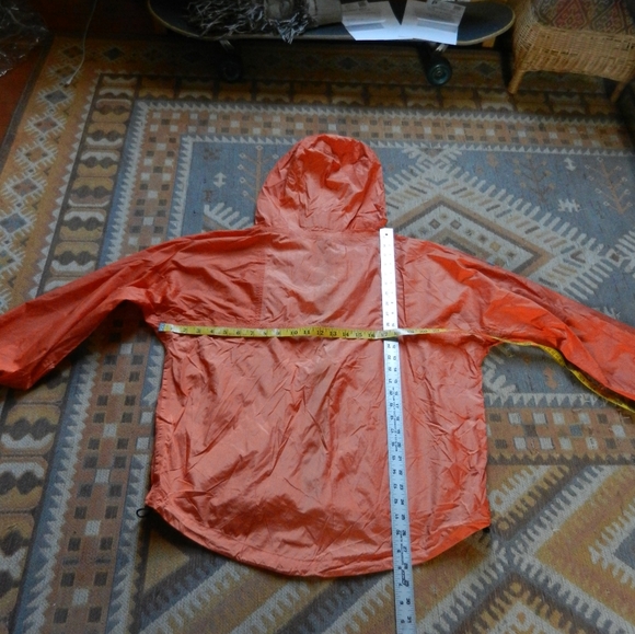 William Joseph Rain Jacket Adult Medium Orange Black Waterproof Fishing Shell - Picture 4 of 11